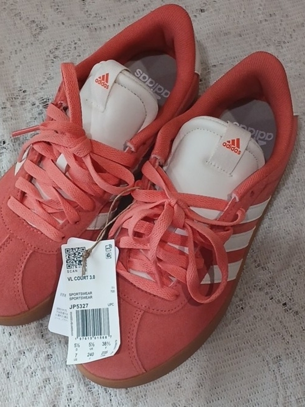 Adidas VL Court 3.0 Men's Coral Sneakers